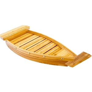 Plato de Bambú Japonés Reutilizable Newell con Forma de Dragón, Barco de <span class=keywords><strong>Sushi</strong></span> de Madera de 70 cm en Venta - Product Image 5