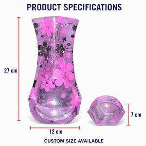 Vaso per Fiori in <span class=keywords><strong>Plastica</strong></span> Riutilizzabile e Infrangibile con Logo Personalizzato per Regali Promozionali, Arredamento Casa, Eventi Matrimoniali e Composizioni Floreali - Product Image 3