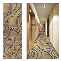 Alfombra de Hotel de Grado Comercial, Antideslizante, de Lana/Nylon Jacquard de Alta Resistencia, de Pelo Alto y Grueso para Vestíbulos, Pasillos y Corredores