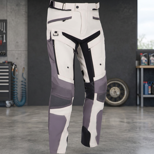 Pantalones de Motociclismo con Protección Blindada, Certificación CE, Estilo Profesional, Alta Visibilidad, Detección de Agujas, Algodón/Poliéster - Product Image 3