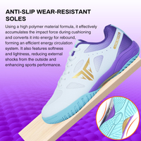 Baskets professionnelles Telson2.0 absorbant les chocs baskets antidérapantes résistantes à l'usure chaussures de badminton de tennis de table vente en gros