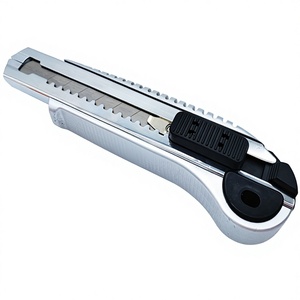 Cuchillo Multiusos con Hoja de Acero Inoxidable, 5 Cuchillas Incluidas, Herramienta Multiusos para Cortar, Empacar y Desempacar - Product Image 1