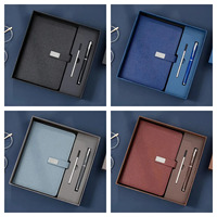 Ensemble carnet et stylo personnalisés, boîte cadeau d'entreprise avec logo personnalisé pour le bureau et les événements