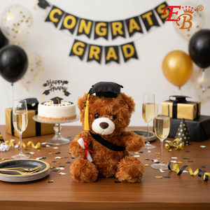 Ornamenti per Festa di Laurea a Forma di Orso Bruno 8 Pollici, 72 Pezzi/Cartone, Modello 83847 per Decorazioni Festive - Product Image 3