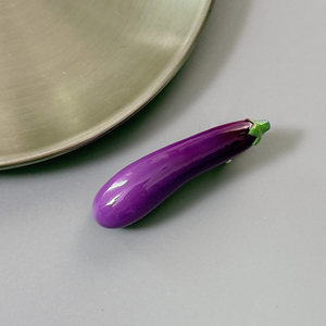 Barrettes créatives pour filles, pinces à cheveux en forme de légumes de dessin animé, barrettes <span class=keywords><strong>alligator</strong></span>, jolies pinces à motifs maïs, radis, aubergine pour enfants - Product Image 6