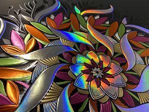 Jinsui tùy chỉnh Bạc Holographic cầu vồng chuyển lá <span class=keywords><strong>Laser</strong></span> <span class=keywords><strong>Hologram</strong></span> dập nóng lá - Product Image 4