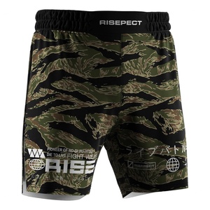 Pantalones Cortos de Artes Marciales para Hombre con Abertura Alta, Doble Capa de Tela, con Calzoncillos Interiores de Compresión, Cintura Suave con Cordón Ajustable - Product Image 6