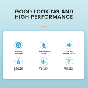 พัดลมติดเพดานมือถือ USB แบบพกพาขนาดเล็กพัดลมเสียบโต๊ะแบบชาร์จไฟได้ - Product Image 2