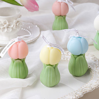 Geburtstag Hochzeit Valentinstag Geschenk Schöne Tulpe Knospe Blumen form Duft kerze