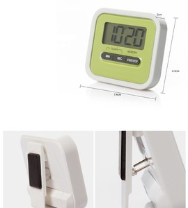Mini LCD conto alla rovescia <span class=keywords><strong>Timer</strong></span> magnetico di plastica da cucina <span class=keywords><strong>Timer</strong></span> di cottura impostato promemoria orario - Product Image 4