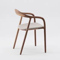 Chaise de salle à manger en bois de frêne massif nordique moderne, fauteuil simple, vente en gros directe d'usine, ensembles de chaises de bureau à domicile, meubles