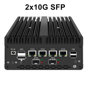 Routeur pare-feu Appliance Intel Pentium Gold 8505 de 12e génération, 10G/1G SFP, 4*2.5G RJ45 LAN, 2*DDR5 NVMe Mini PC Proxmox ESXi Server - Product Image 3