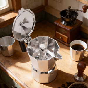 <span class=keywords><strong>Cafetera</strong></span> Moka <span class=keywords><strong>Italiana</strong></span> de Aluminio Plateado de 3 y 6 Tazas, <span class=keywords><strong>Cafetera</strong></span> Espresso para Estufa de Gas, <span class=keywords><strong>Cocina</strong></span> y Hogar - Product Image 5