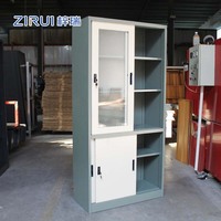 Armoire de classement métallique à portes coulissantes pour écoles, bibliothèques, bureaux, archives et stockage de documents – Fabrication chinoise
