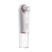 Limpiador de Poros Eléctrico Recargable por USB, Herramienta para Eliminar Puntos Negros, Extractor de Comedones, 4 Cabezales, Spa Facial en Casa, Terapia Fría/Caliente