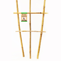 Piquets en treillis en forme de U en bambou naturel pour tomates/pois/concombres, support de plantes de jardin bricolage, piquets de plantes écologiques