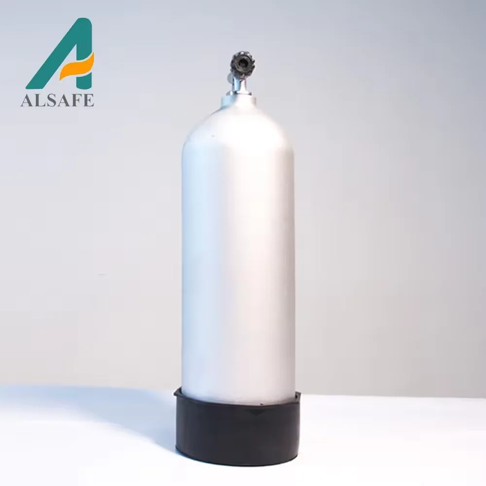 ALSAFE High Oxygen Tank Aluminum DOT Bottle ISO Certified Scuba Diving Air Cylinder Factory Sale OEM Scuba Dive Equipment