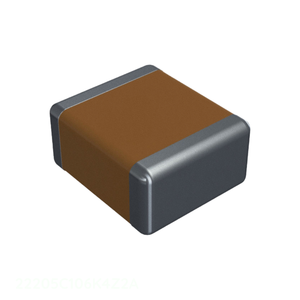 Condensateur céramique MLCC à montage en surface 2220 (5750 métrique) 10 µF 22205C106K4Z2A CAP CER 10UF 50V X7R 2220, Distributeur agréé - Product Image 1