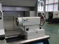Tour CNC horizontal robuste CK6180F à grand alésage de broche