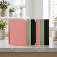 Carnet de poche créatif noir portable à spirale pour la planification des tâches personnelles, écriture fluide, best-seller 2027