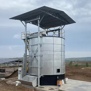 Fertilizante orgânico tipo tanque fazendo máquina, equipamento de tratamento de manure de galinha