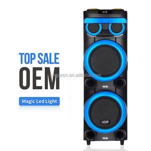 NDR-21280 Đôi 12 Inch Âm Thanh Loa Stereo Loa Tháp Xe Đẩy Loa Bằng Gỗ Kalonka Đảng Hộp - Product Image 3