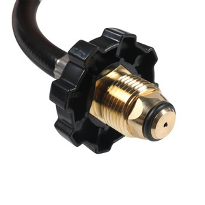 Pol Conversion Qcc Connector 10 Ft Propane Gas Hose For Outdoor Grill Cooking <b>Baking</b> Barbecue Universal Metal <b>Accessory</b> - Product Image 1