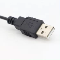 OEM USB 2,0 A macho para abrir la soldadura pelada estañado desnudo 2 Cable extremo Pigtail Cable de carga de energía