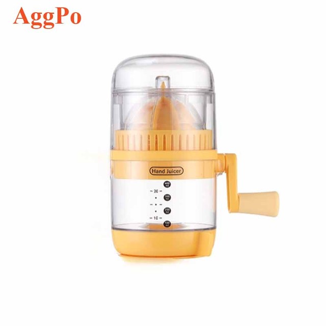 Manual Hand Crank Juicer - Portable Citrus Juicer for Oranges, Lemons & More for Home & Outdoor