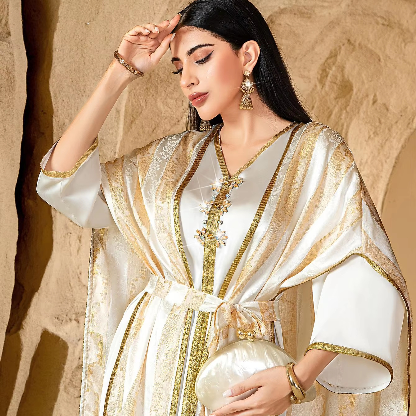 Elegant Malaysian Wedding Dress - 2025 New Design, Modest Style