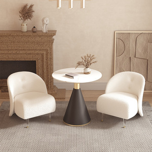 Sillón Individual Compacto <span class=keywords><strong>para</strong></span> Salas de Estar y Dormitorios, Estilo Nórdico, Salón de Belleza, Moderno, Minimalista, Tapizado, Mueble de Madera <span class=keywords><strong>para</strong></span> el Hogar - Product Image 6
