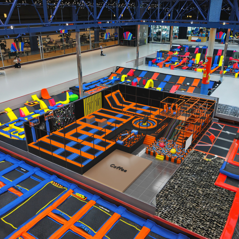 Indoor Trampoline Park for Adults and