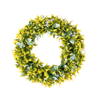 Vente en gros guirlande suspendue de haute qualité plante artificielle herbe fleur artificielle pour la décoration de la maison intérieur extérieur décor