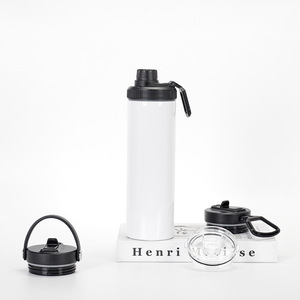 Gobelet isotherme PE à corps droit 20oz/30oz pour le commerce extérieur, sans poignée, couleur unie, impression par sublimation par transfert thermique - Product Image 5