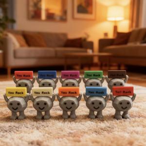 Nueva Figura de PVC Inspiradora con la Frase 'You Rock', Regalo Motivacional para Adultos - Product Image 4