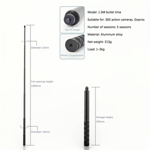 Portable 360 Rotation Aspiration <span class=keywords><strong>Selfie</strong></span> Bâton Extension Tige Téléphone Titulaire pour <span class=keywords><strong>IPhone</strong></span> D/ji Go-pros Action Caméra Caméra Accessoires - Product Image 2
