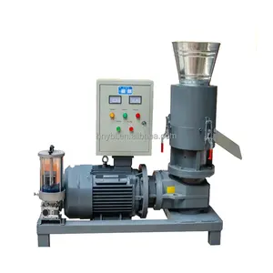 Wood Chip Biomass Straw Flat Die Pellet Making Machine Small Scale Wood Pellet Mill Production Machine For Olive Leaf