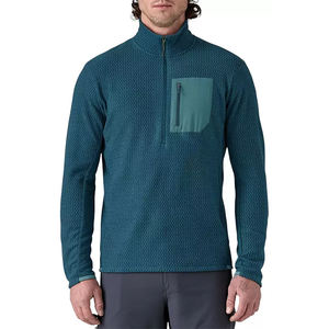 เสื้อสเวตเตอร์ผ้าโพลีเอสเตอร์แขนยาวแบบสวมหัวมีซิปสำหรับสุภาพบุรุษเสื้อสเวตเตอร์คอเสื้อสเวตเตอร์ปักลายสำหรับโพลีเอสเตอร์100% ตามสั่ง - Product Image 3