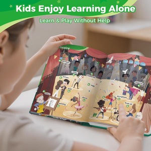 Livre sonore pour enfants <span class=keywords><strong>de</strong></span> 500 <span class=keywords><strong>mots</strong></span>, ressource d'apprentissage précoce, comprenant 500 <span class=keywords><strong>mots</strong></span> <span class=keywords><strong>de</strong></span> vocabulaire <span class=keywords><strong>anglais</strong></span> essentiels, en bois et papier - Product Image 3