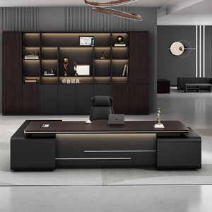 Ánh sáng sang trọng  phòng bàn ghế kết hợp đơn giản hiện đại Quản Lý đồ nội thất văn phòng nhà trường bằng gỗ mô-đun cao cấp - Product Image 5