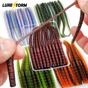 Leurre souple en plastique LureStorm 12,5 cm/3 g, leurre de pêche artificiel en <span class=keywords><strong>TPE</strong></span>/PVC, vers de terre, leurres souples coulants/flottants - Product Image 1