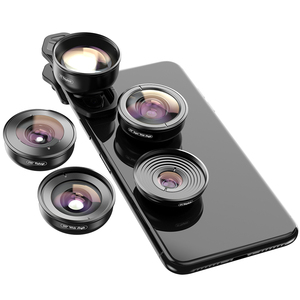 <span class=keywords><strong>APEXEL</strong></span> HD caméra 5 en 1 kit de lentilles de téléphone 4K grand angle macro télescope portable fisheye lentille pour iPhone smartphone Samsung - Product Image 2