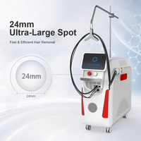Épilateur laser Alexandrite portable 755nm, appareil laser optique, certificat CE MDR 510K, épilateur laser Nd Yag 1064