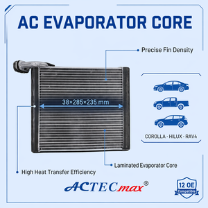 OE 8850102220 8850175010คอยล์เย็นอลูมิเนียมสำหรับ <span class=keywords><strong>Toyota</strong></span> Corolla 10- TANK/HILUX vigo 09- - Product Image 1
