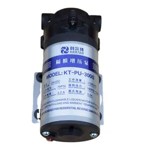 중국 내구성 안정적인 저소음 구리 모터 다이어프램 부스터 펌프 300GPD RO 물 필터 정수기 계수 가격 CE ROHS