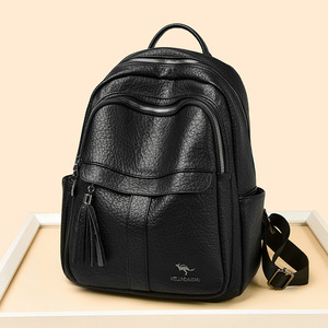 Mochila de Moda, Estilo Simple, Gran Capacidad, Bolso de Mano, Cuero PU de Alta Calidad, Mochila para Mujer - Product Image 2