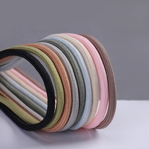 Chất liệu cotton tùy chỉnh Martin khởi động Dây giày nhiều màu in dây giày đàn hồi phẳng 8mm - Product Image 6