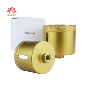 Punta di trapano per brasatura sottovuoto con strumento di perforazione diamantato da 55mm personalizzata - Product Image 1