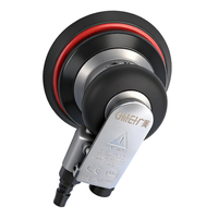 Ponceuse orbitale aléatoire pneumatique double action 6 pouces sans poussière, outil de polissage à air avec extraction des résidus pour la finition automobile et métallique