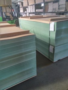 Chất lượng cao 9mm 12mm 15mm 18mm hmr màu xanh lá cây fibreboards Trắng melamine MDF HDF Hội Đồng Quản trị cho đồ nội thất - Product Image 2